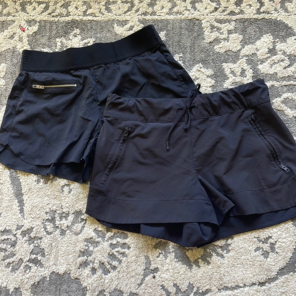 Black athleta short lot size 6